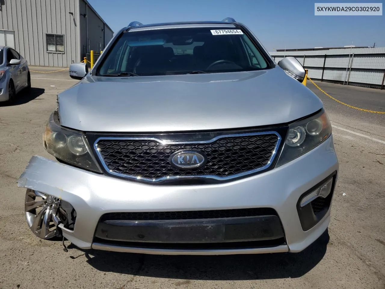 5XYKWDA29CG302920 2012 Kia Sorento Sx