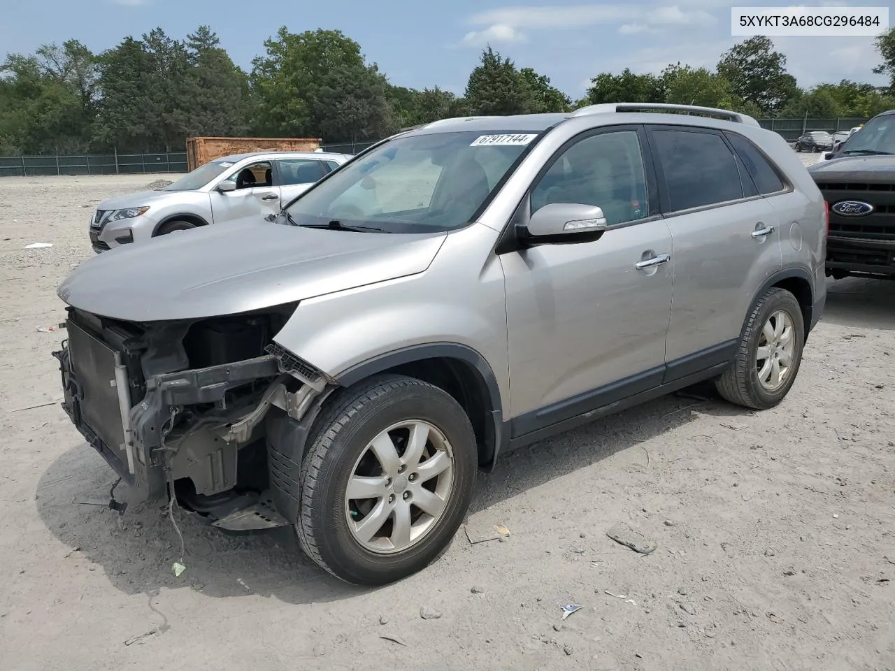 2012 Kia Sorento Base VIN: 5XYKT3A68CG296484 Lot: 67917144