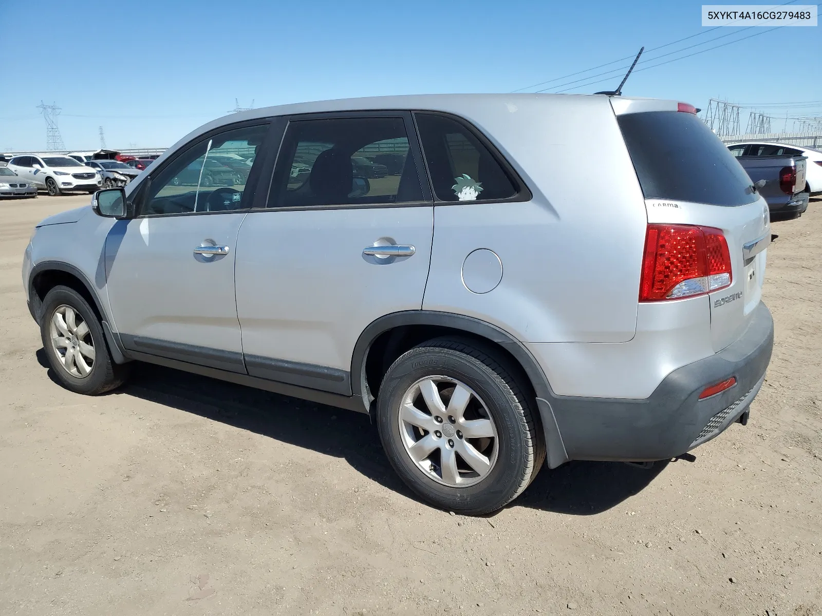 2012 Kia Sorento Base VIN: 5XYKT4A16CG279483 Lot: 68275594