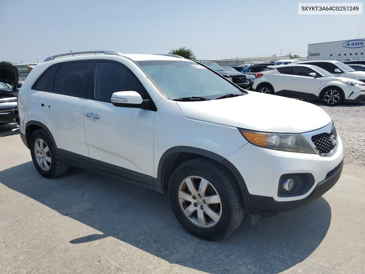 2012 Kia Sorento Base VIN: 5XYKT3A64CG251249 Lot: 68472094