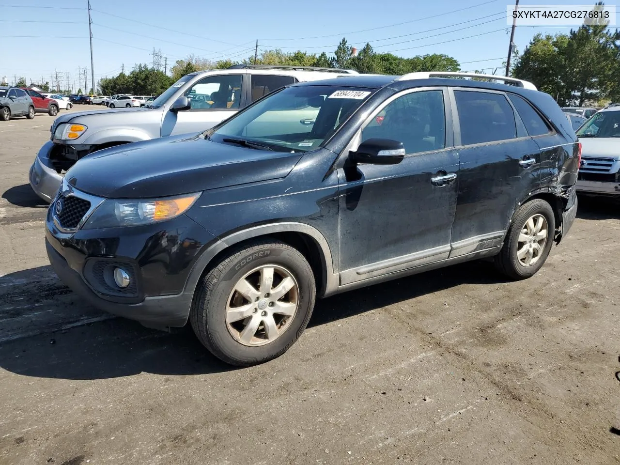 2012 Kia Sorento Base VIN: 5XYKT4A27CG276813 Lot: 68947704