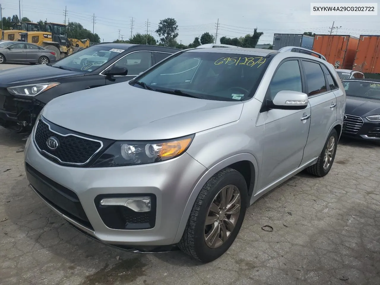 2012 Kia Sorento Sx VIN: 5XYKW4A29CG202722 Lot: 69512874