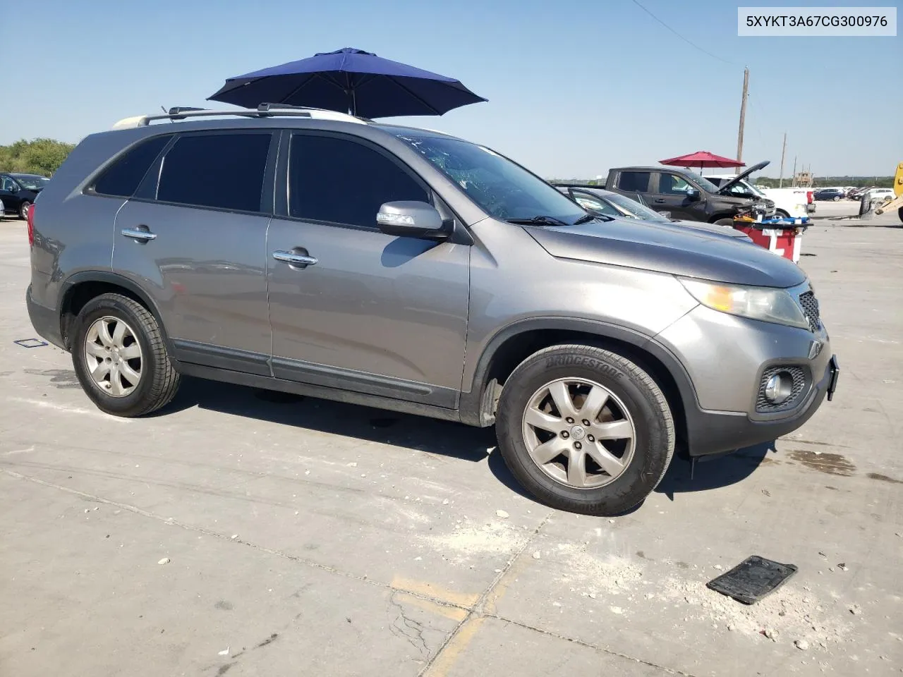 2012 Kia Sorento Base VIN: 5XYKT3A67CG300976 Lot: 69868564