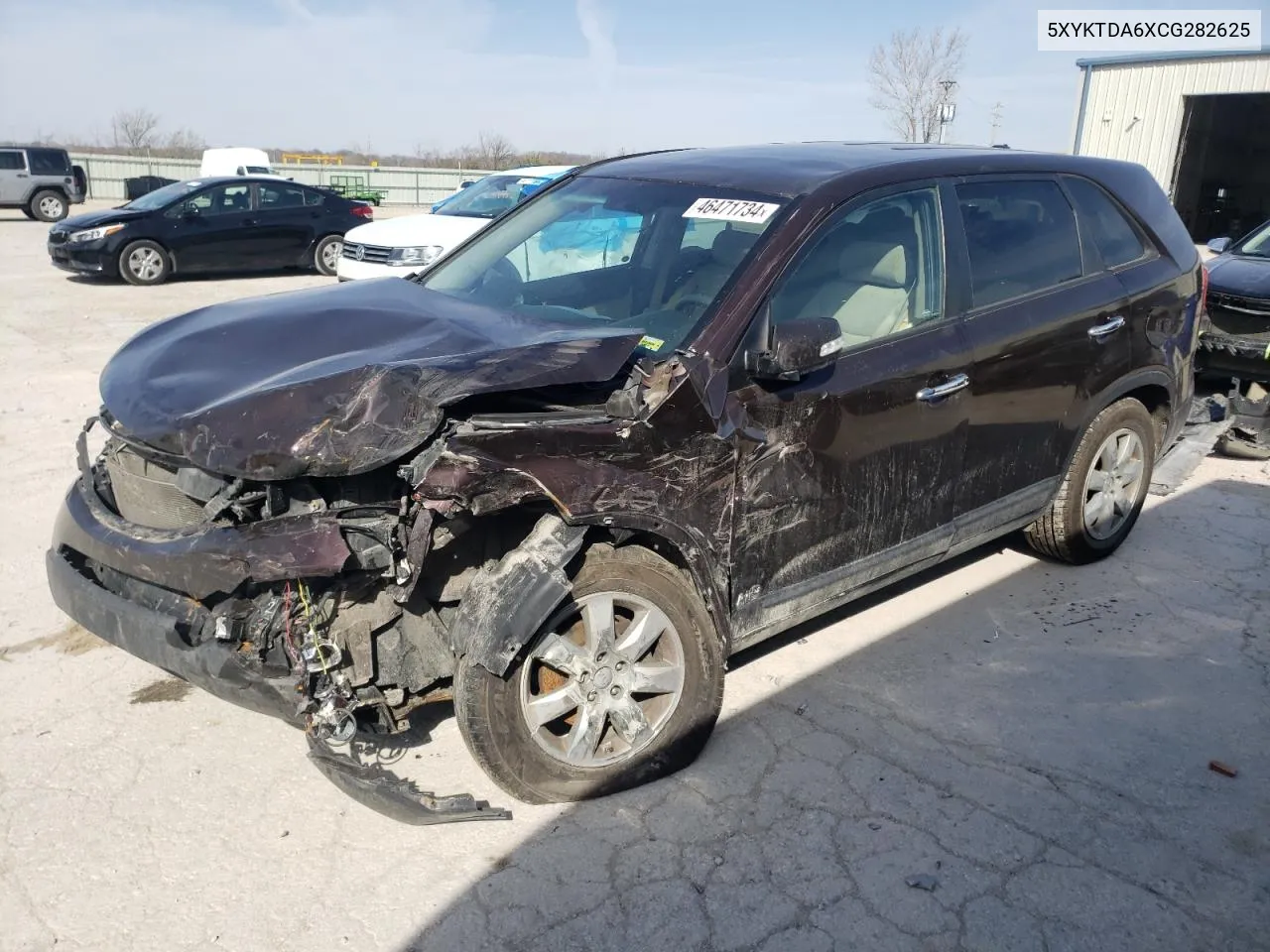 5XYKTDA6XCG282625 2012 Kia Sorento Base