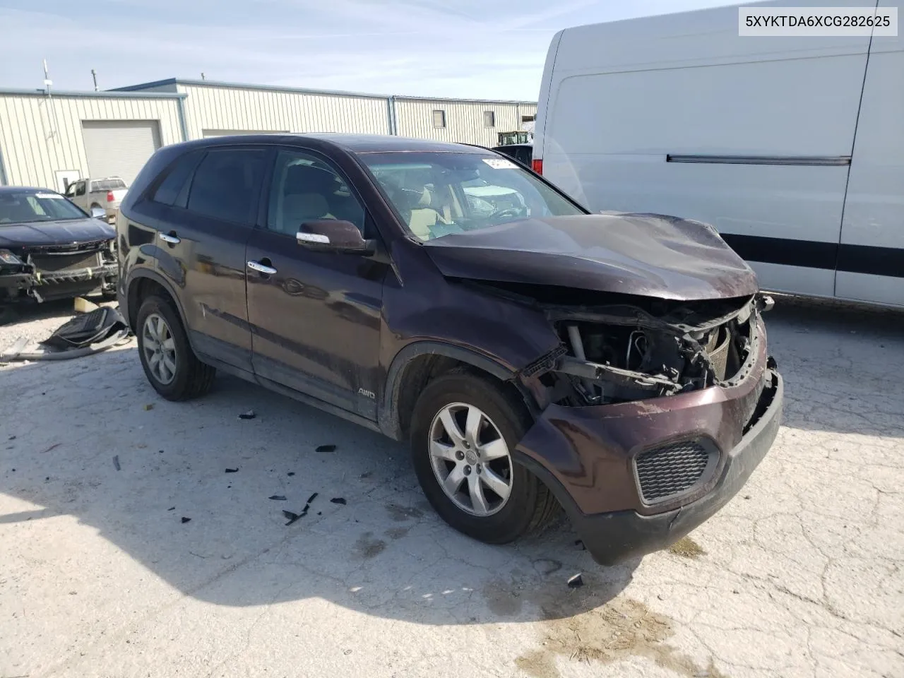 5XYKTDA6XCG282625 2012 Kia Sorento Base