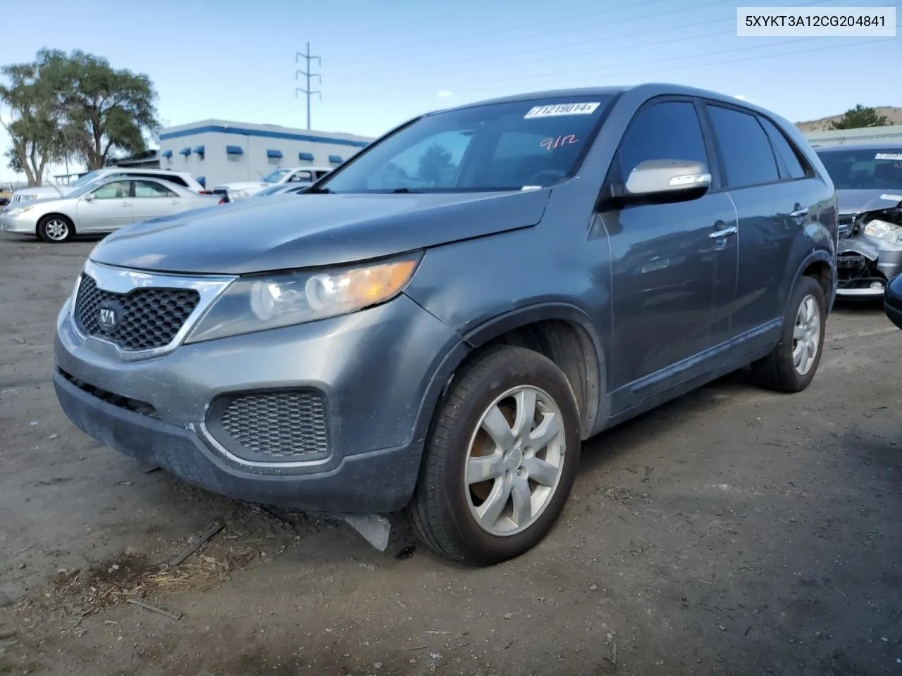 2012 Kia Sorento Base VIN: 5XYKT3A12CG204841 Lot: 71219014