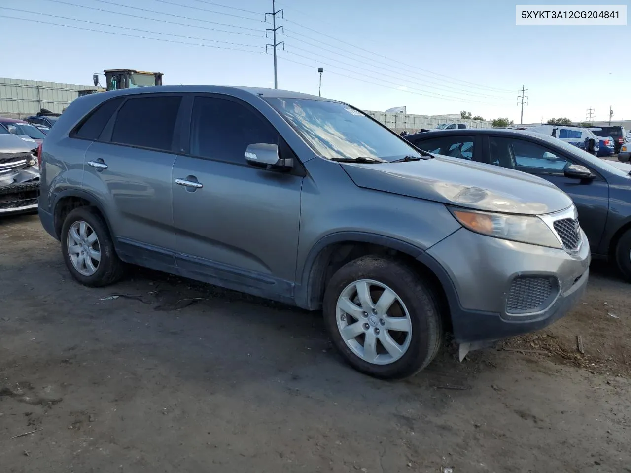 5XYKT3A12CG204841 2012 Kia Sorento Base