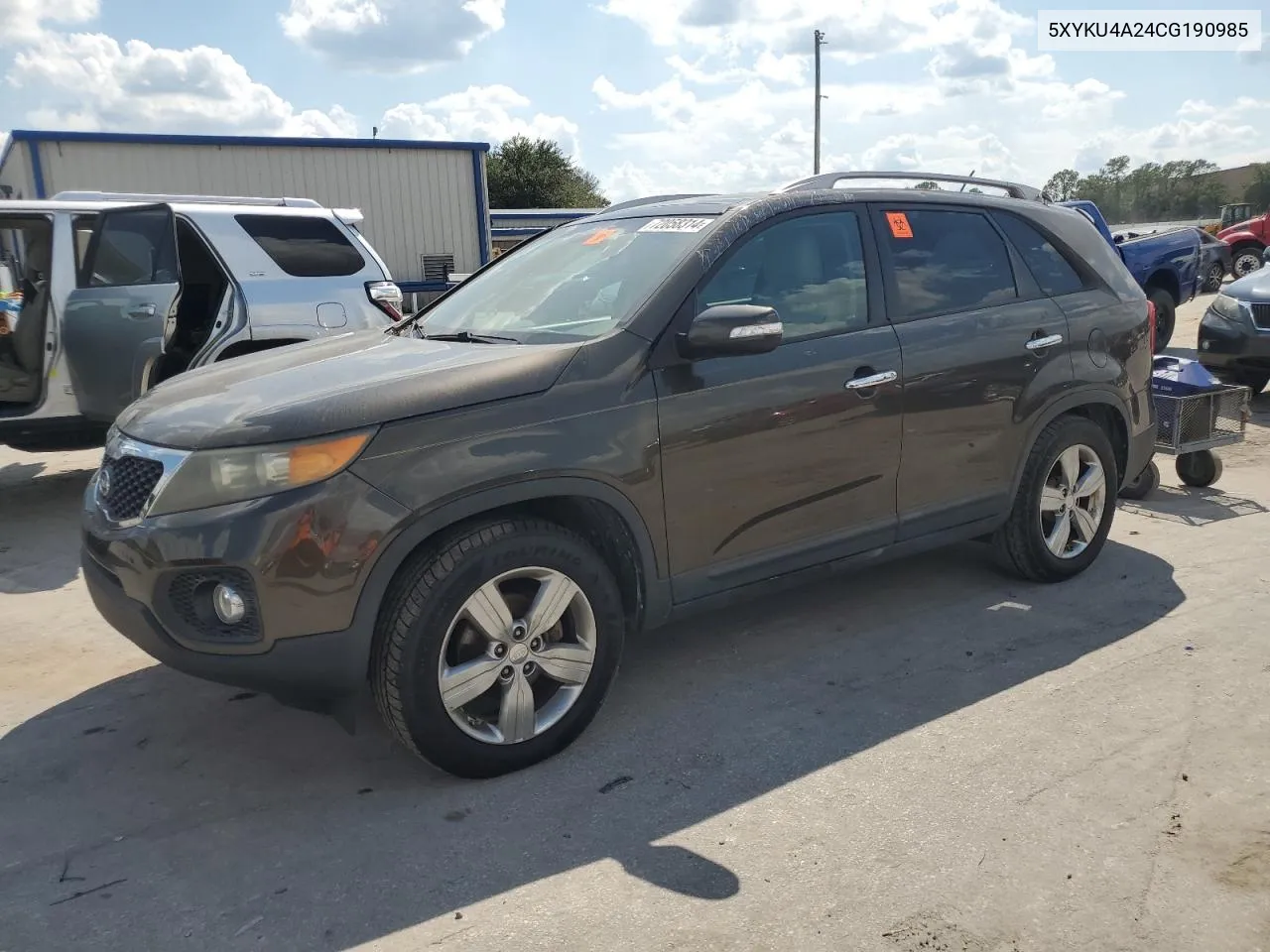 2012 Kia Sorento Ex VIN: 5XYKU4A24CG190985 Lot: 72058314