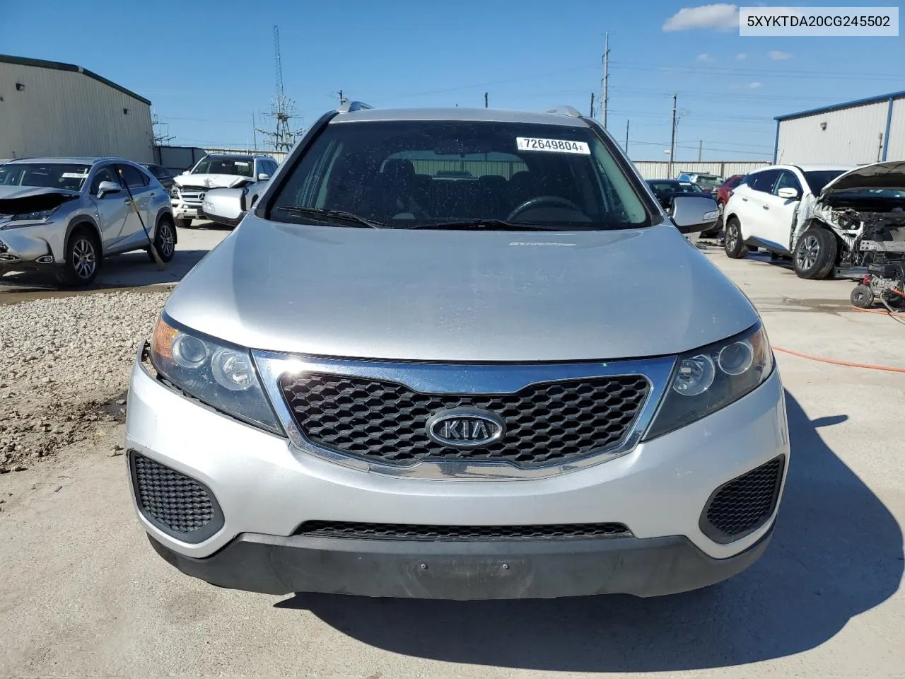 5XYKTDA20CG245502 2012 Kia Sorento Base