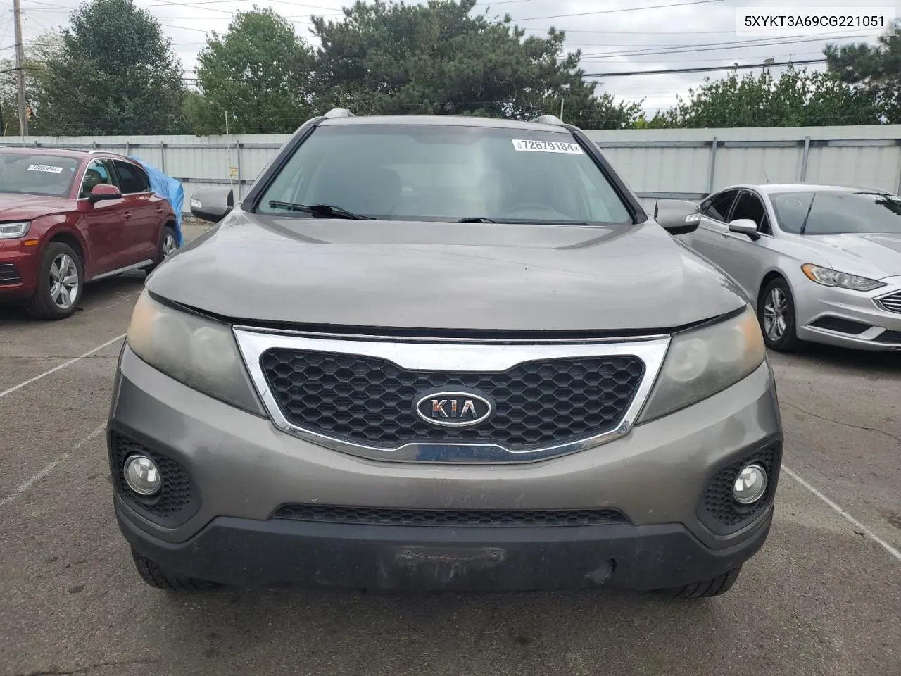 2012 Kia Sorento Base VIN: 5XYKT3A69CG221051 Lot: 72679184