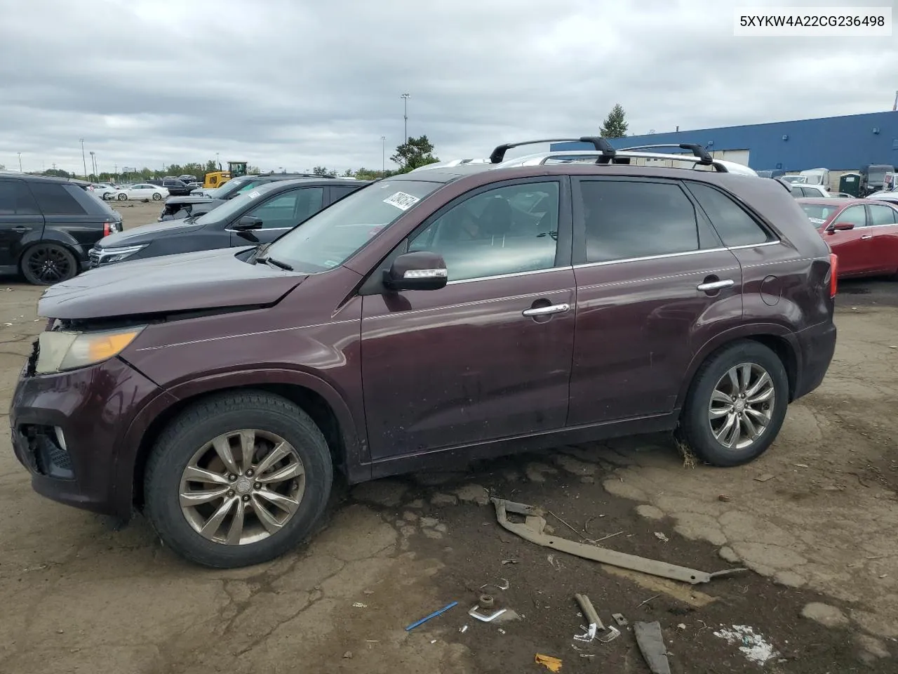 5XYKW4A22CG236498 2012 Kia Sorento Sx