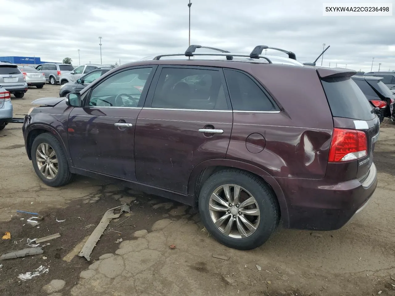 5XYKW4A22CG236498 2012 Kia Sorento Sx