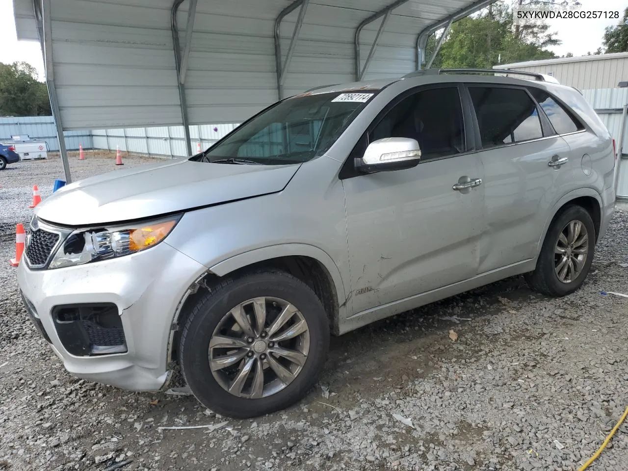 2012 Kia Sorento Sx VIN: 5XYKWDA28CG257128 Lot: 72892114