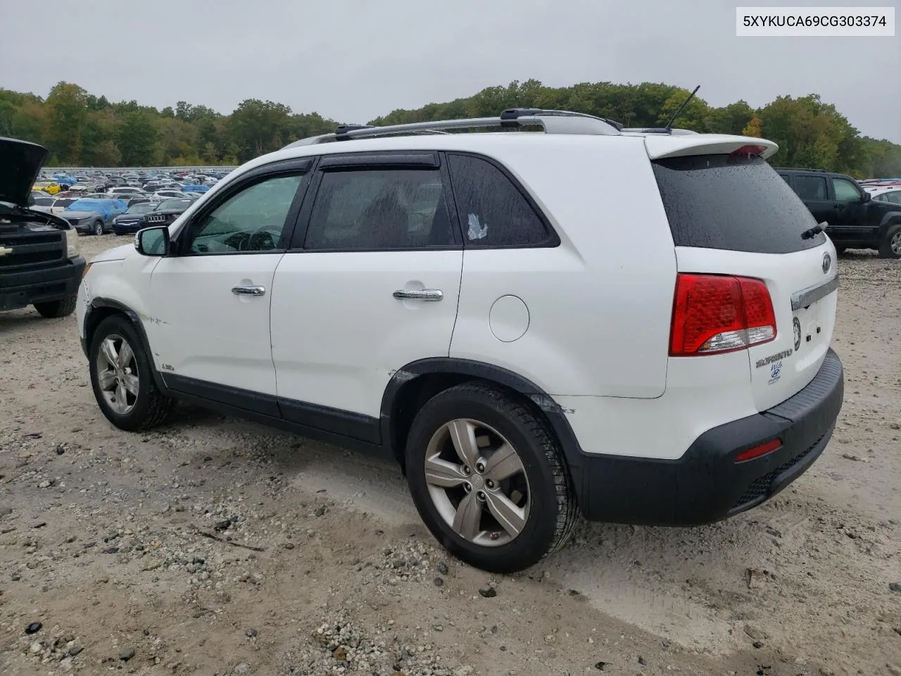 2012 Kia Sorento Ex VIN: 5XYKUCA69CG303374 Lot: 72923254