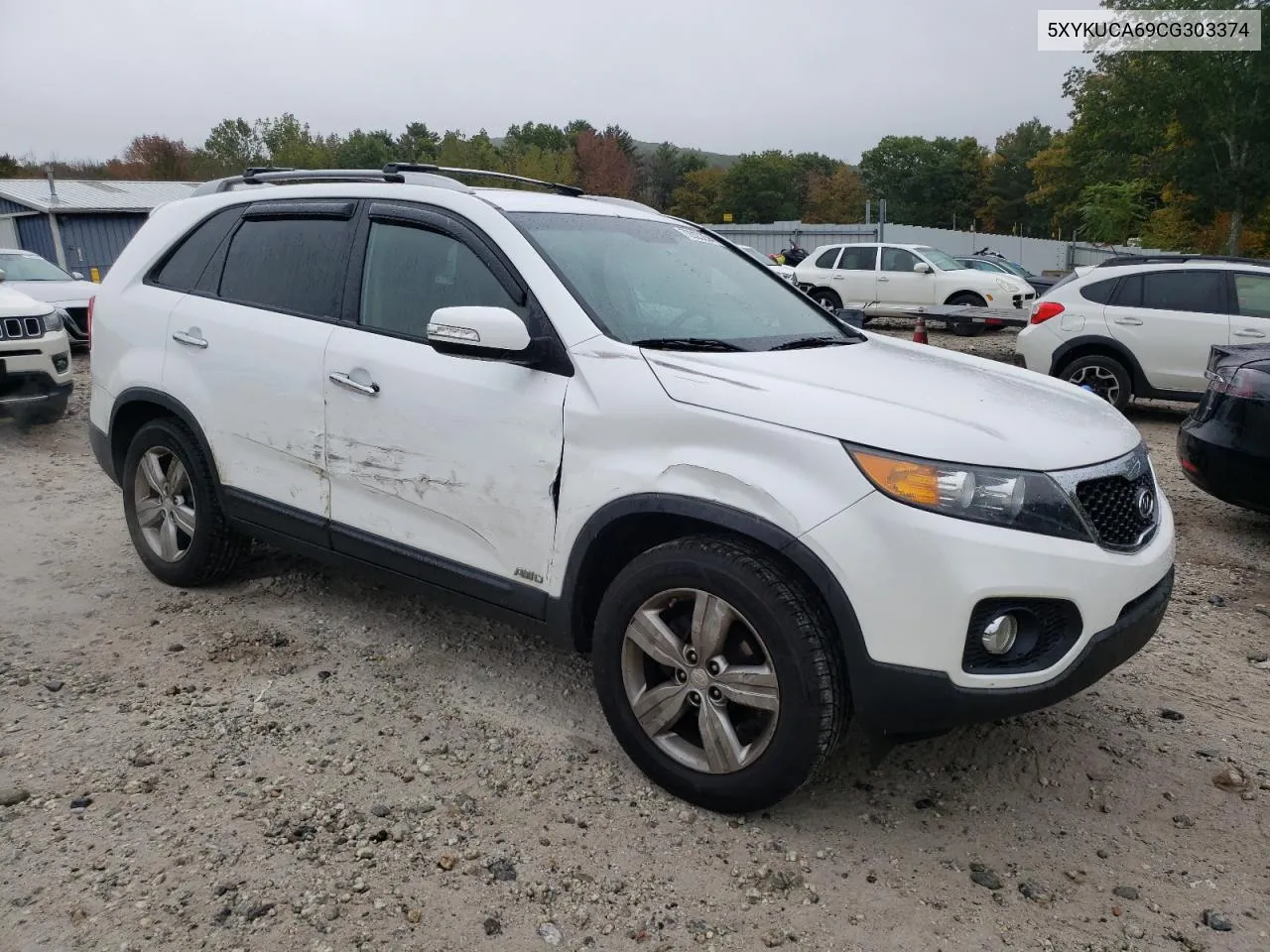 2012 Kia Sorento Ex VIN: 5XYKUCA69CG303374 Lot: 72923254