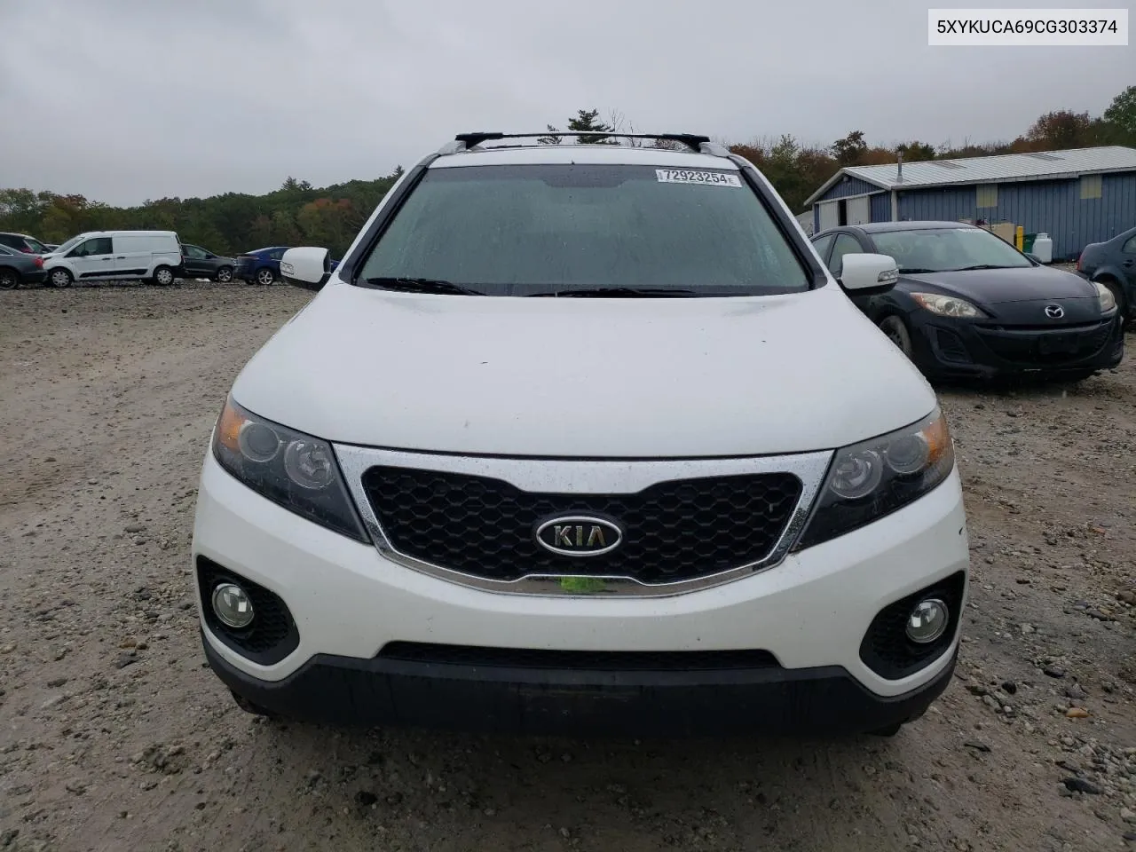 2012 Kia Sorento Ex VIN: 5XYKUCA69CG303374 Lot: 72923254