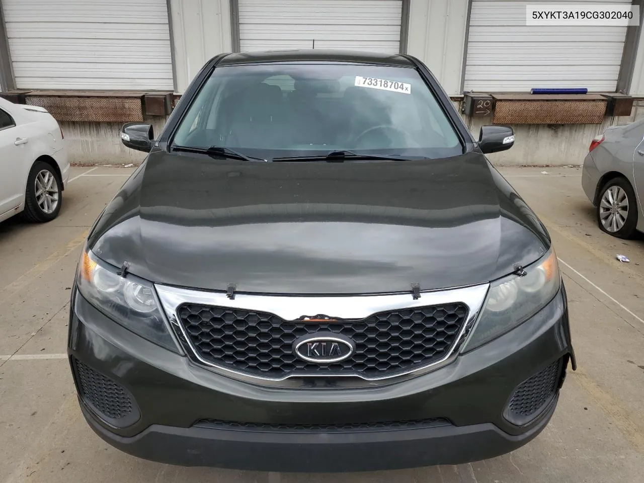 2012 Kia Sorento Base VIN: 5XYKT3A19CG302040 Lot: 73318704