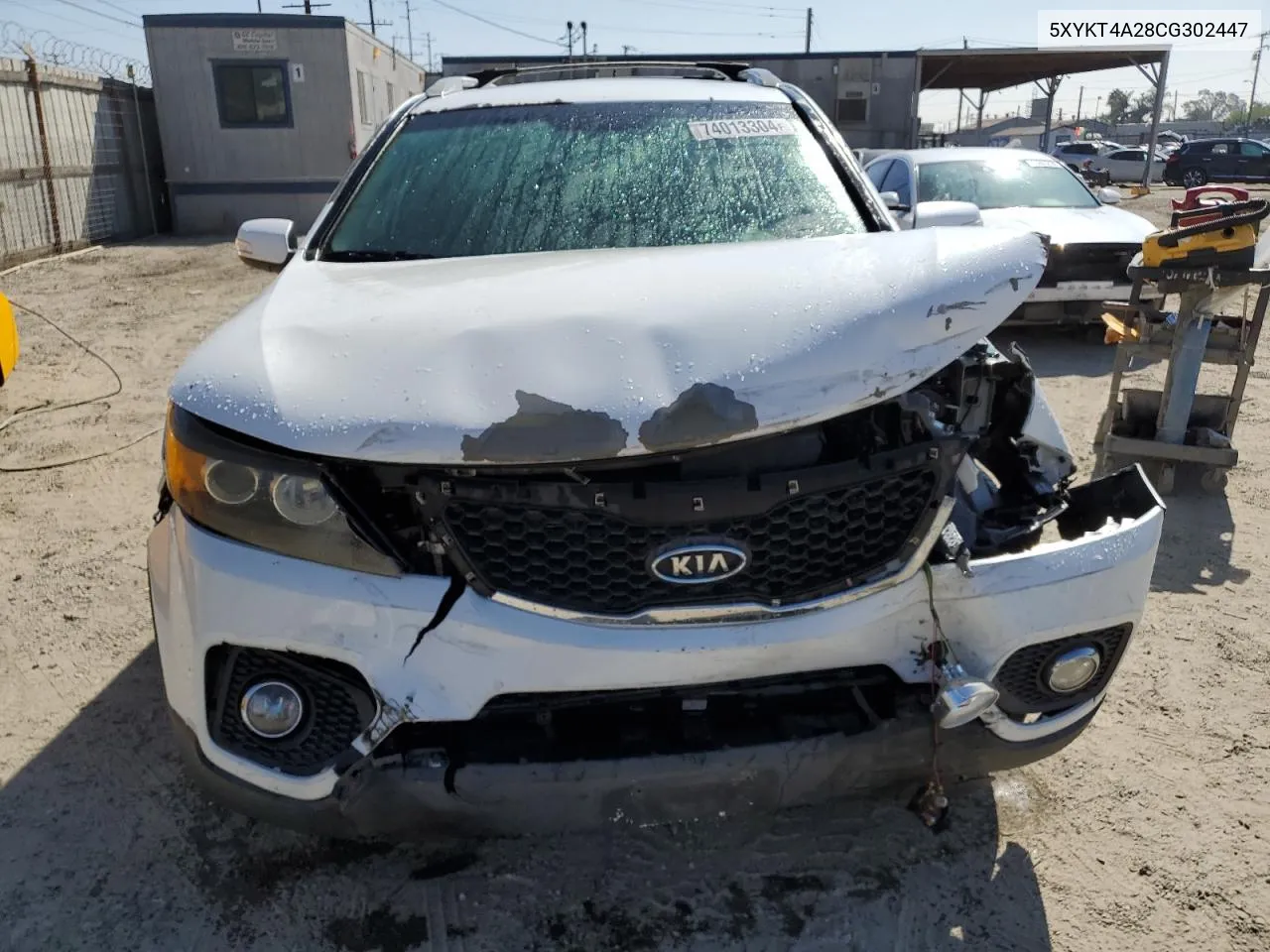 2012 Kia Sorento Base VIN: 5XYKT4A28CG302447 Lot: 74013304