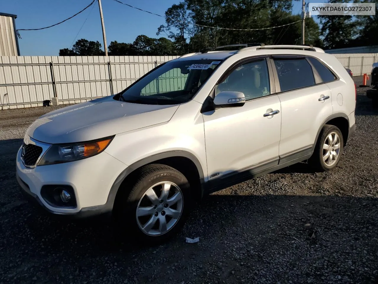 2012 Kia Sorento Base VIN: 5XYKTDA61CG272307 Lot: 74304374