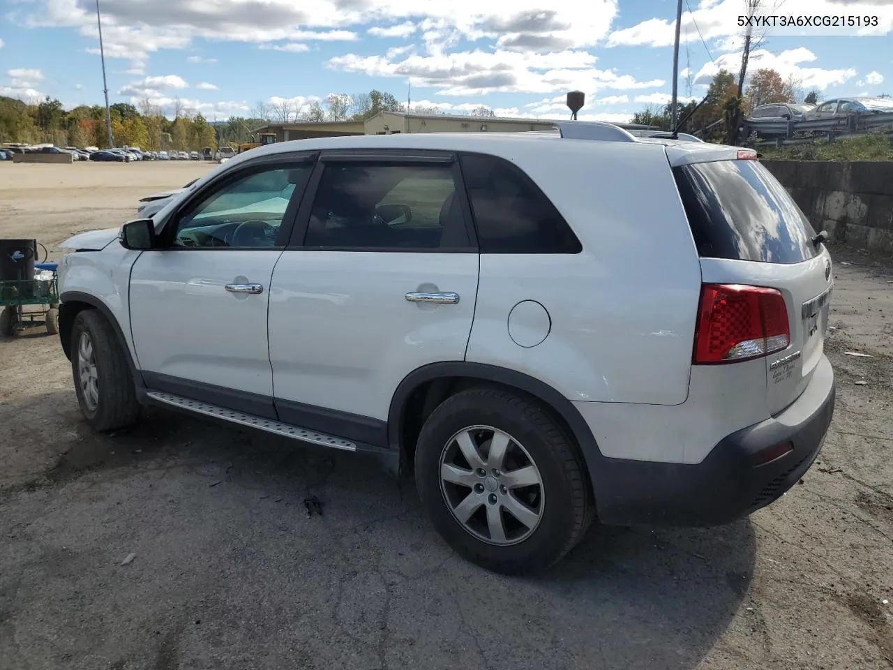 2012 Kia Sorento Base VIN: 5XYKT3A6XCG215193 Lot: 75262084