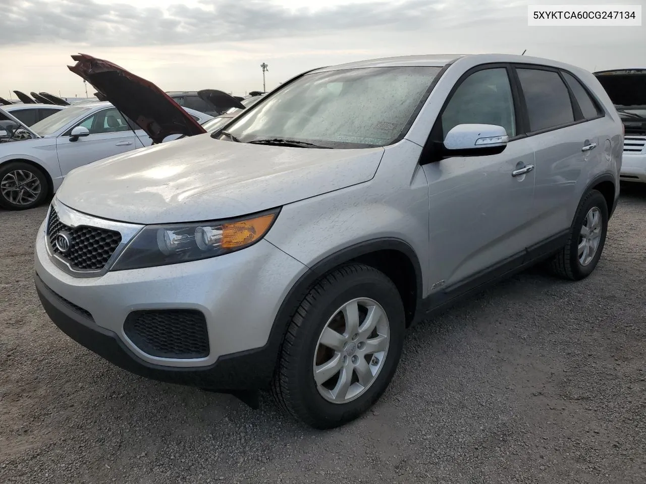 2012 Kia Sorento Base VIN: 5XYKTCA60CG247134 Lot: 75521574