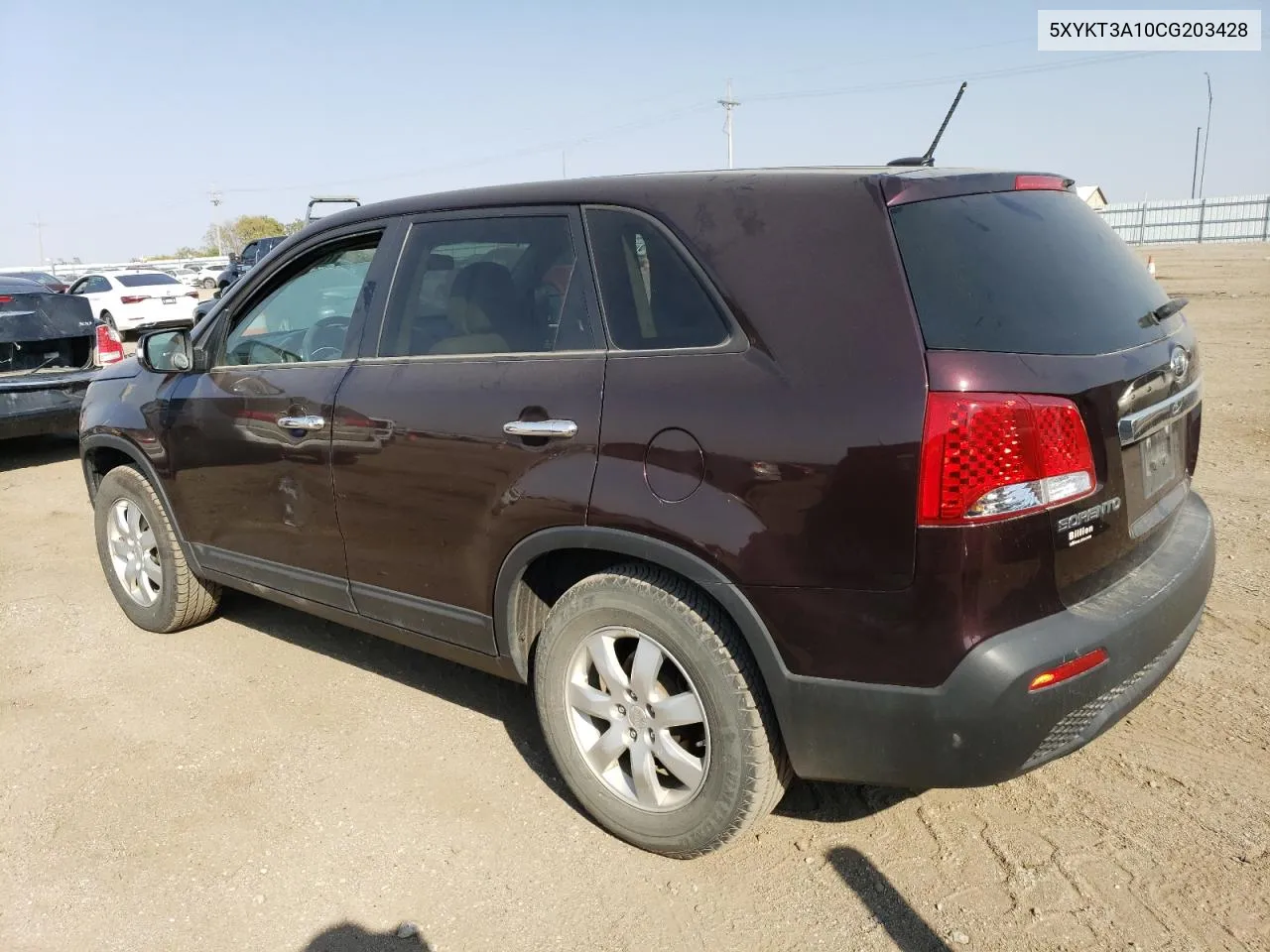 5XYKT3A10CG203428 2012 Kia Sorento Base