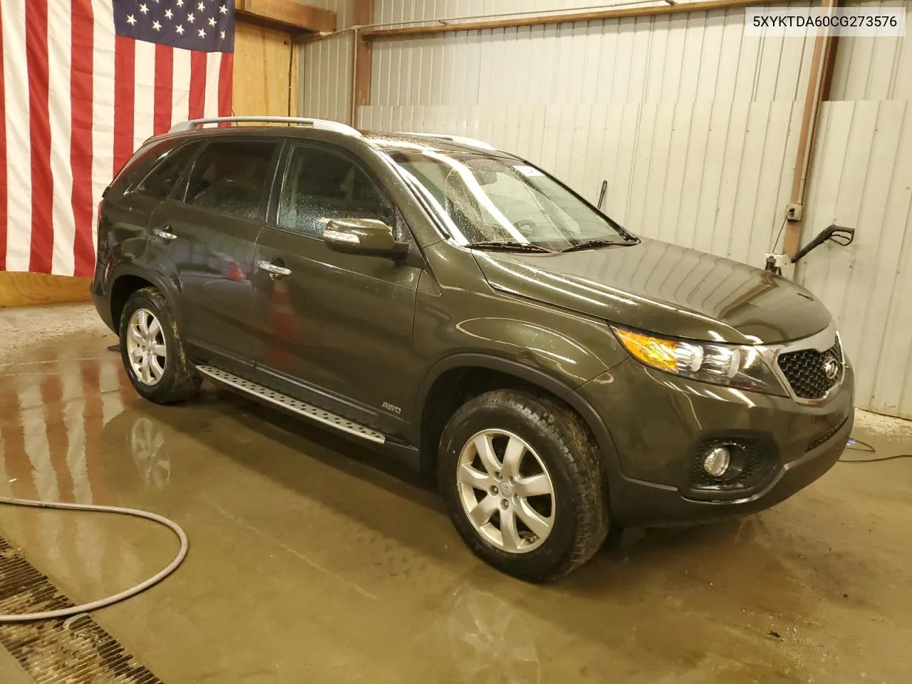 2012 Kia Sorento Base VIN: 5XYKTDA60CG273576 Lot: 75854354