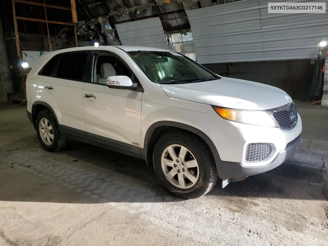 2012 Kia Sorento Base VIN: 5XYKTDA63CG217146 Lot: 76085064