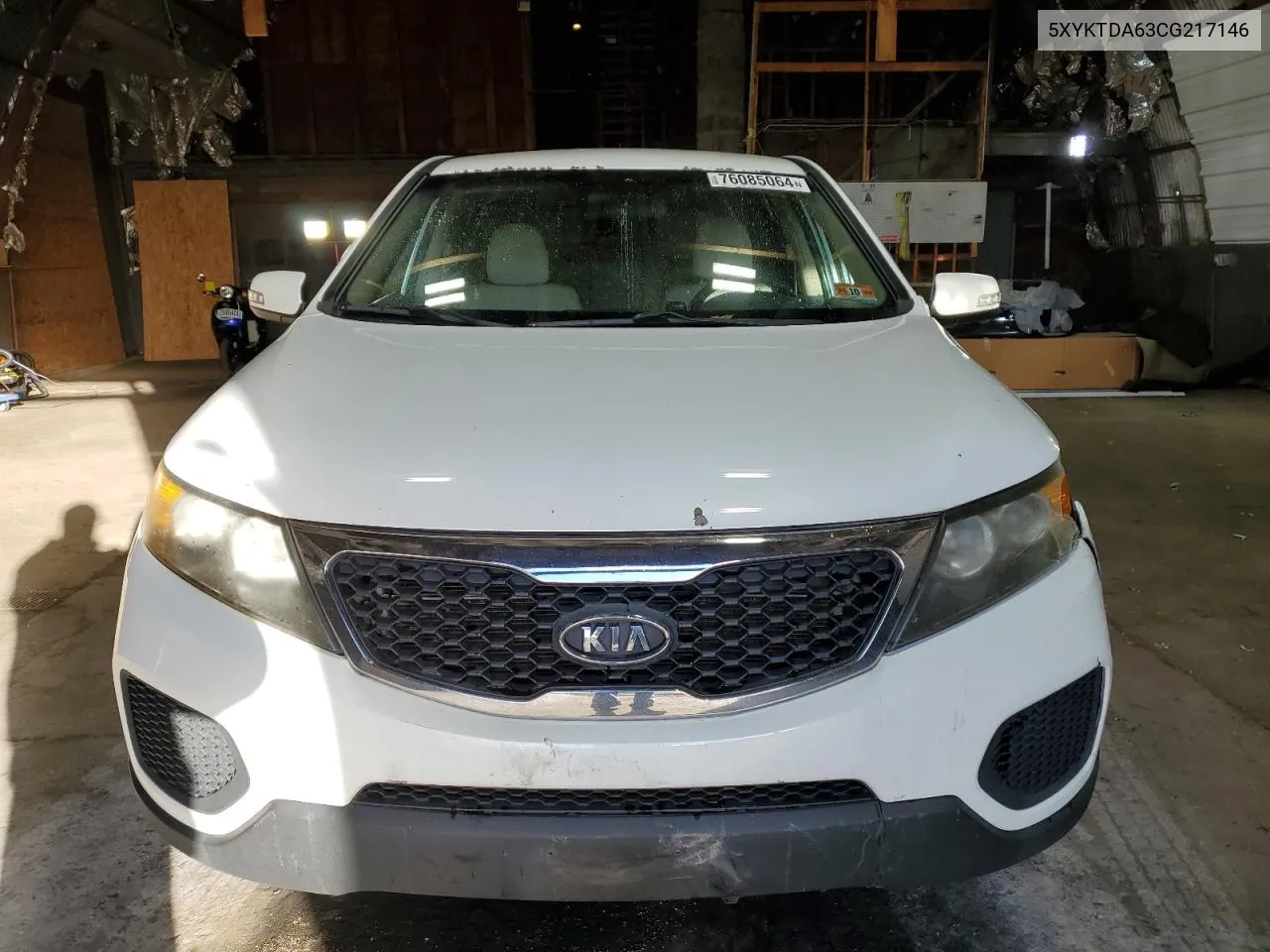 2012 Kia Sorento Base VIN: 5XYKTDA63CG217146 Lot: 76085064