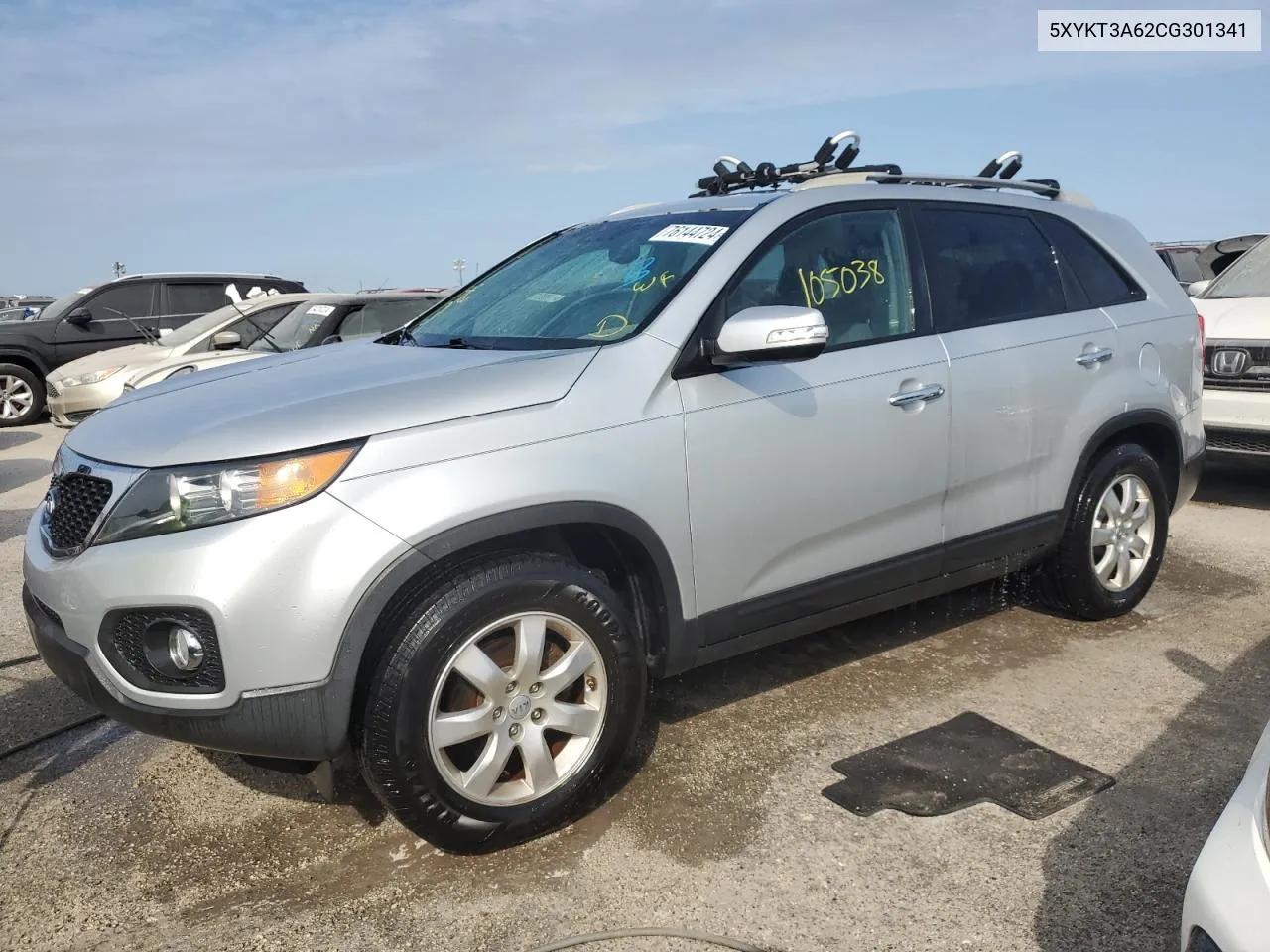 2012 Kia Sorento Base VIN: 5XYKT3A62CG301341 Lot: 76144724