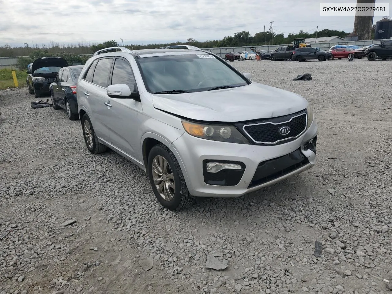 5XYKW4A22CG229681 2012 Kia Sorento Sx