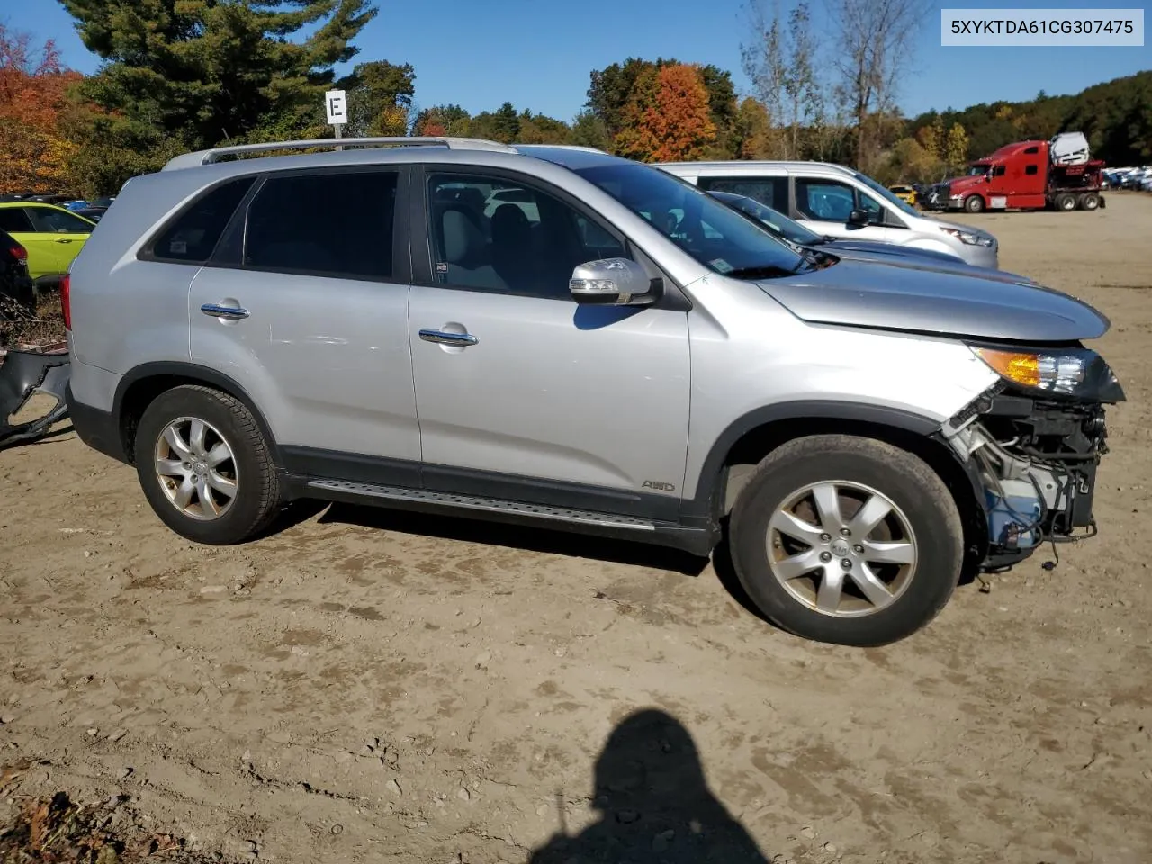 2012 Kia Sorento Base VIN: 5XYKTDA61CG307475 Lot: 76737404