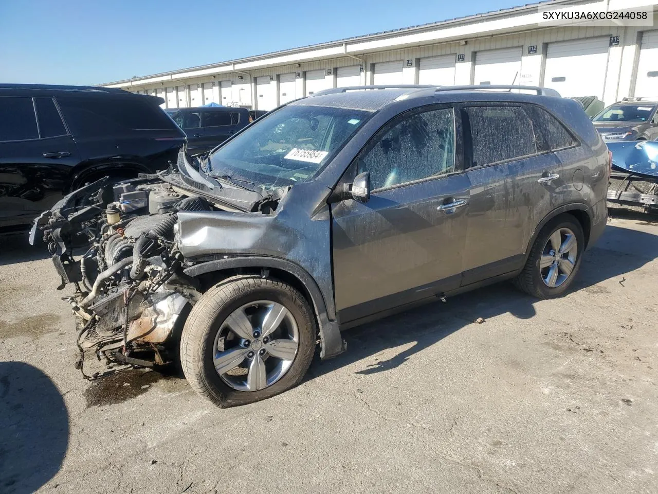 2012 Kia Sorento Ex VIN: 5XYKU3A6XCG244058 Lot: 76755964