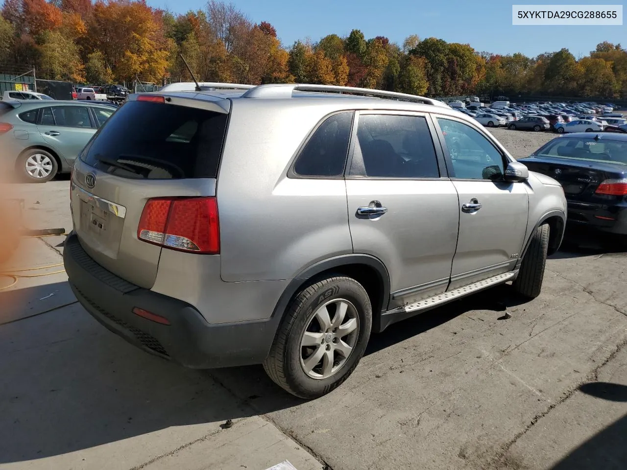 2012 Kia Sorento Base VIN: 5XYKTDA29CG288655 Lot: 76925774