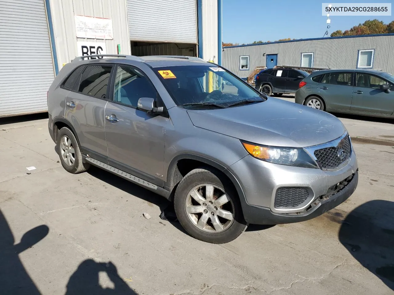 2012 Kia Sorento Base VIN: 5XYKTDA29CG288655 Lot: 76925774