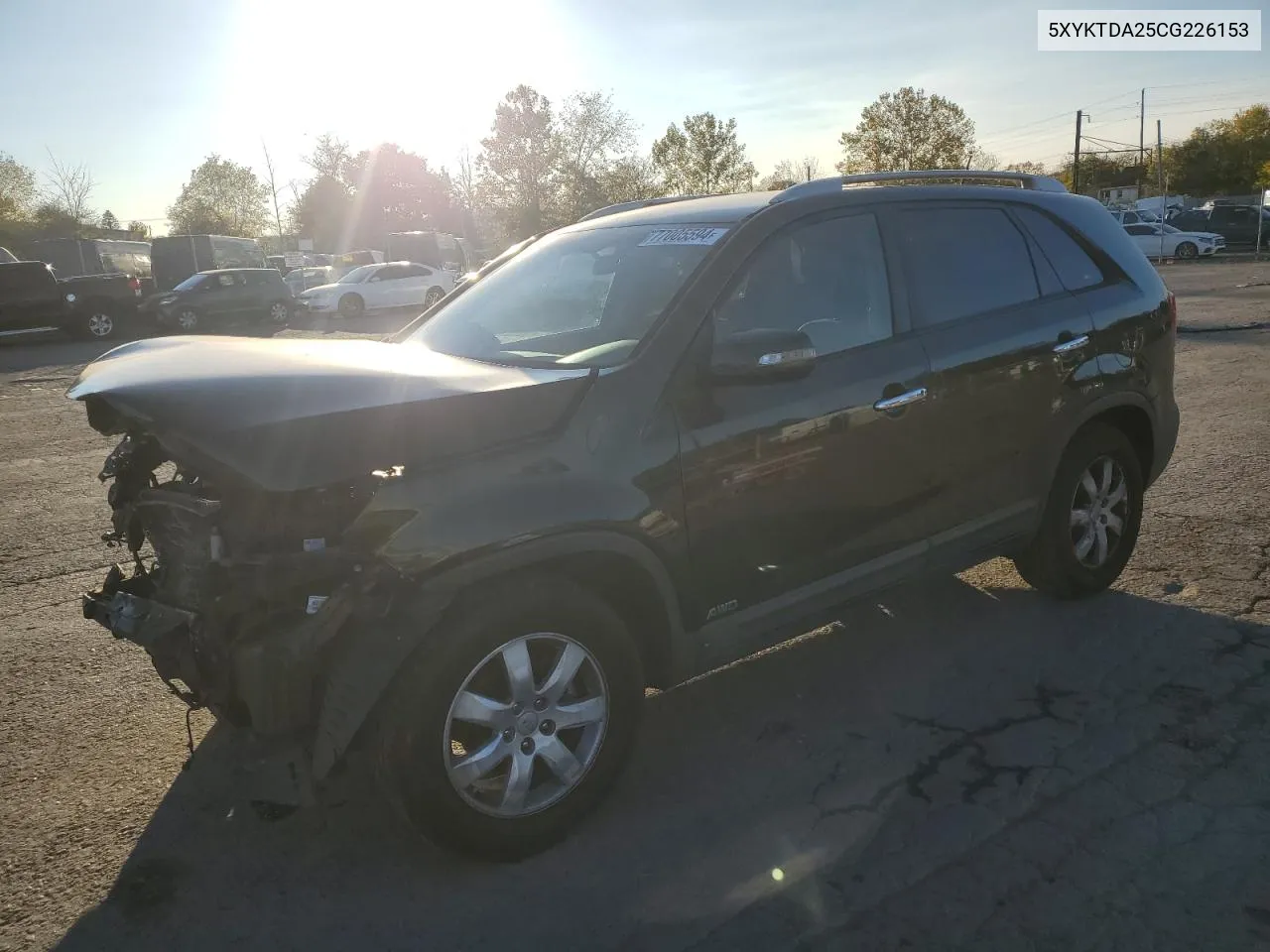 2012 Kia Sorento Base VIN: 5XYKTDA25CG226153 Lot: 77005594