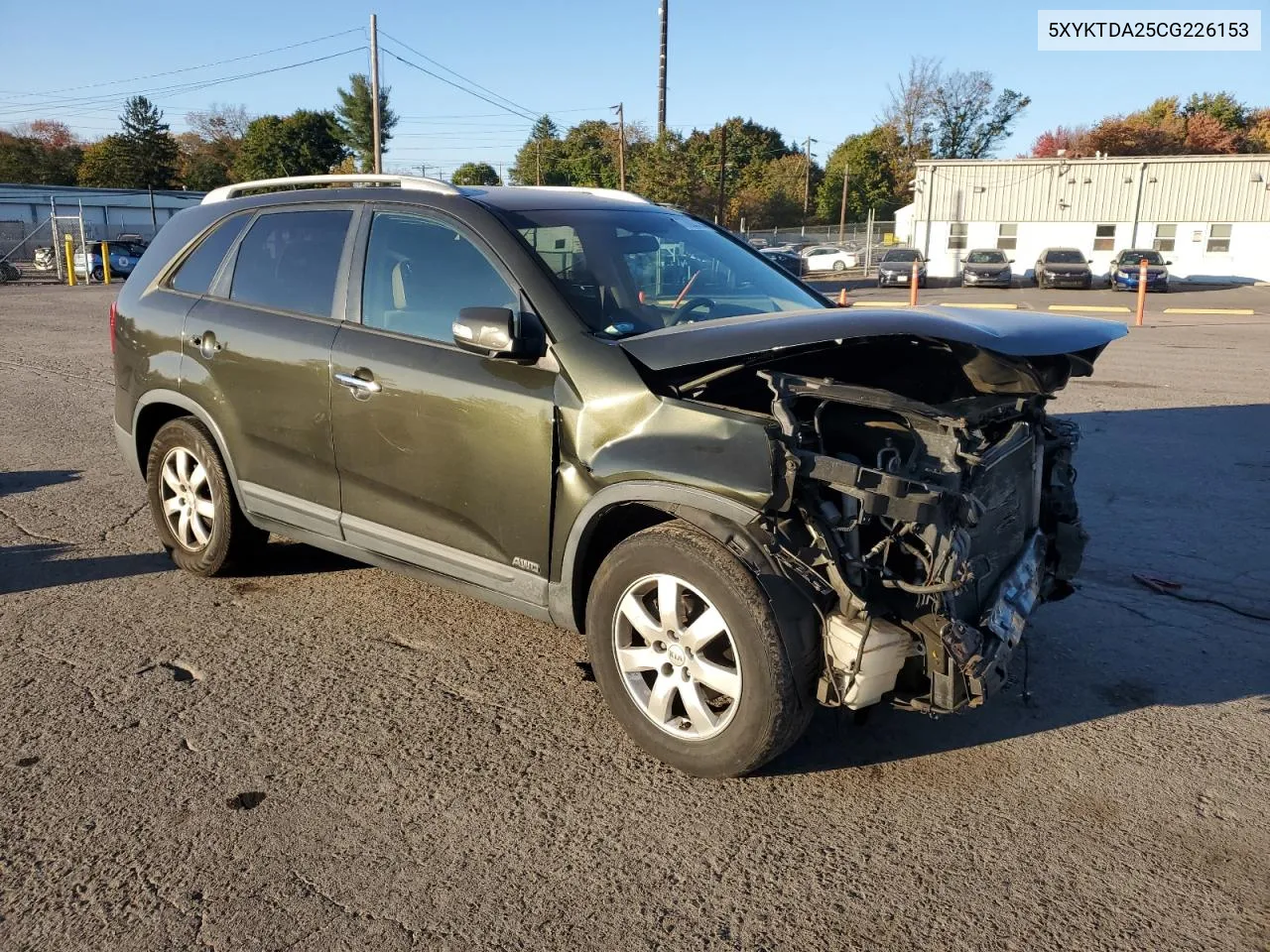 2012 Kia Sorento Base VIN: 5XYKTDA25CG226153 Lot: 77005594