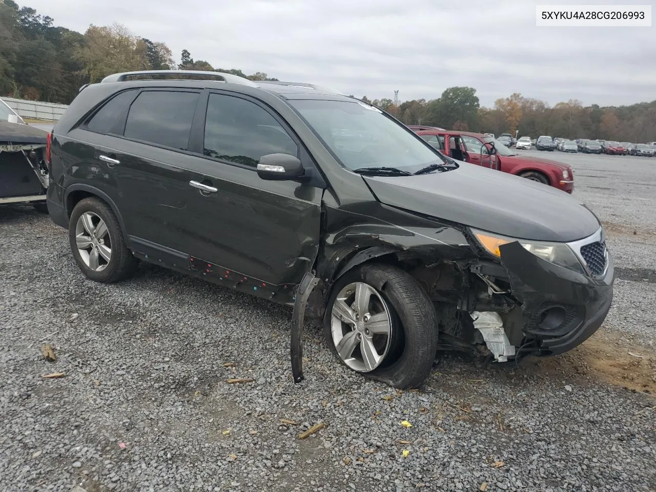 2012 Kia Sorento Ex VIN: 5XYKU4A28CG206993 Lot: 77710344