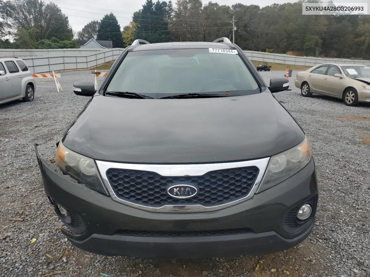 2012 Kia Sorento Ex VIN: 5XYKU4A28CG206993 Lot: 77710344