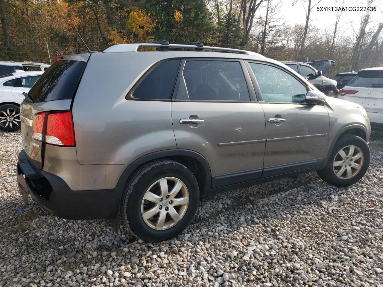 2012 Kia Sorento Base VIN: 5XYKT3A61CG222436 Lot: 78098034