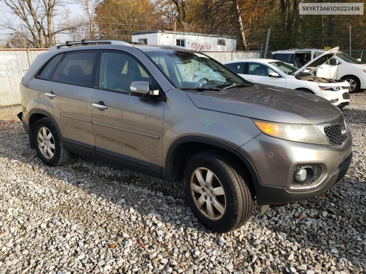 2012 Kia Sorento Base VIN: 5XYKT3A61CG222436 Lot: 78098034