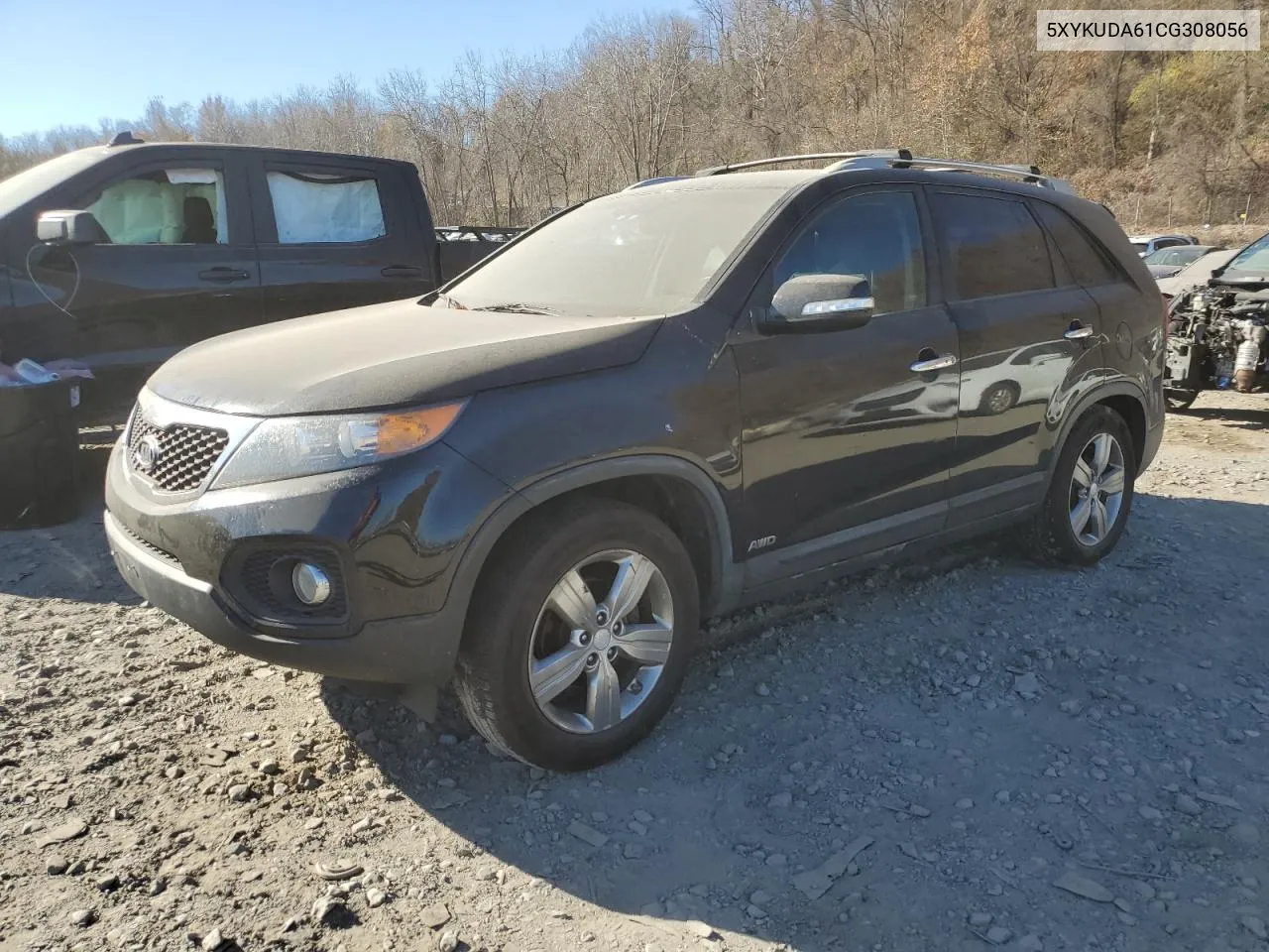 2012 Kia Sorento Ex VIN: 5XYKUDA61CG308056 Lot: 78811124