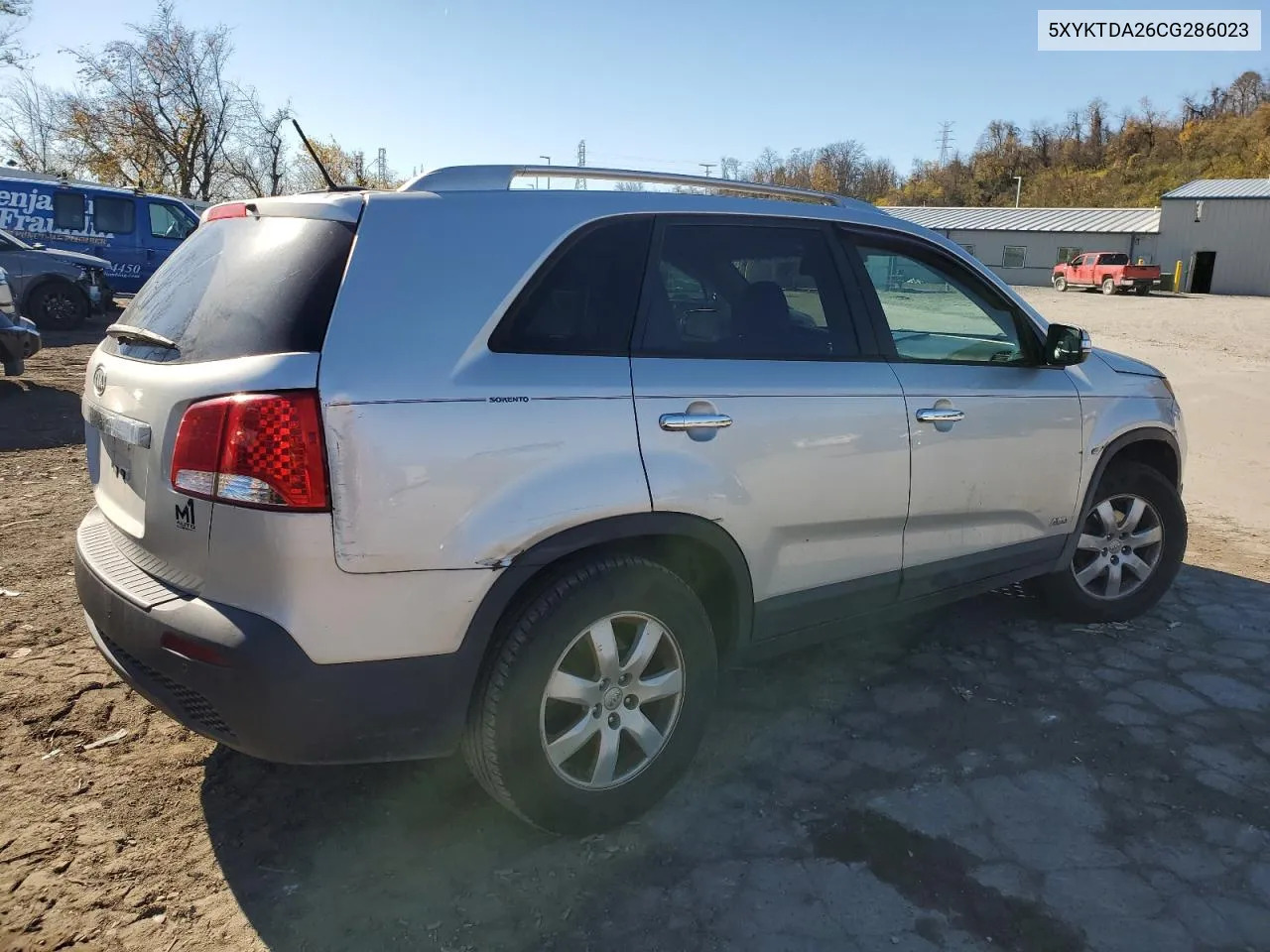 2012 Kia Sorento Base VIN: 5XYKTDA26CG286023 Lot: 79017414