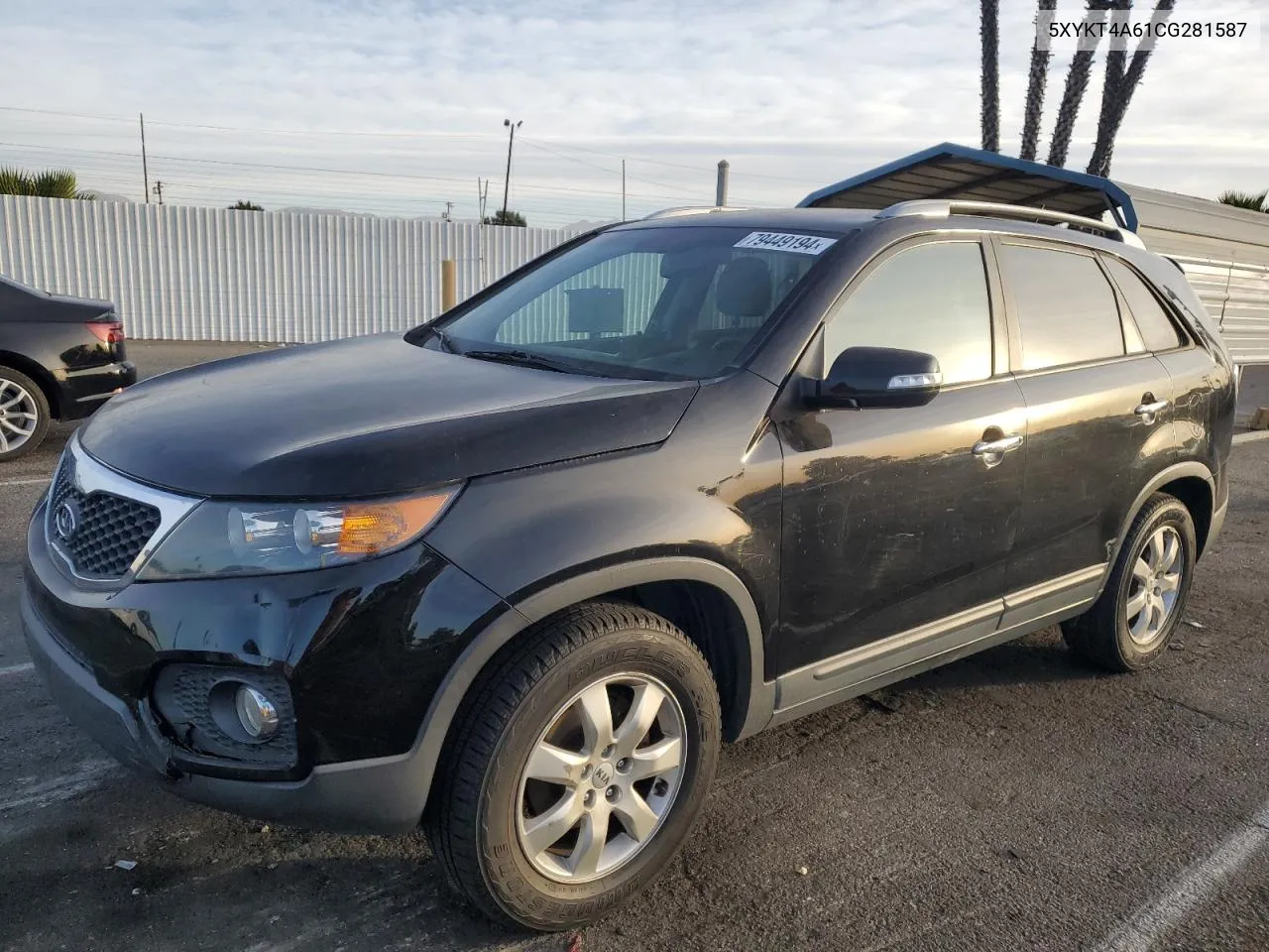 2012 Kia Sorento Base VIN: 5XYKT4A61CG281587 Lot: 79449194