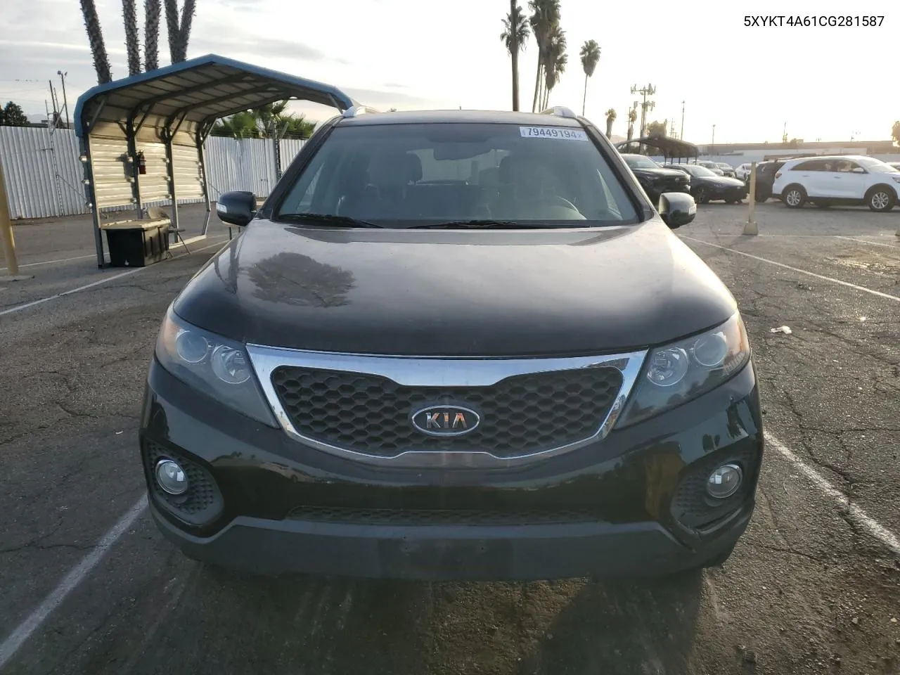 2012 Kia Sorento Base VIN: 5XYKT4A61CG281587 Lot: 79449194