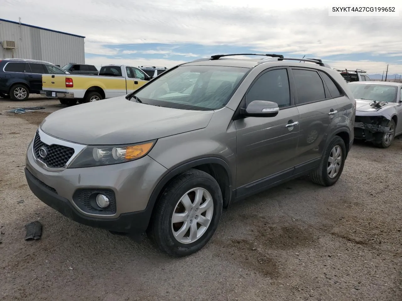 2012 Kia Sorento Base VIN: 5XYKT4A27CG199652 Lot: 79708494