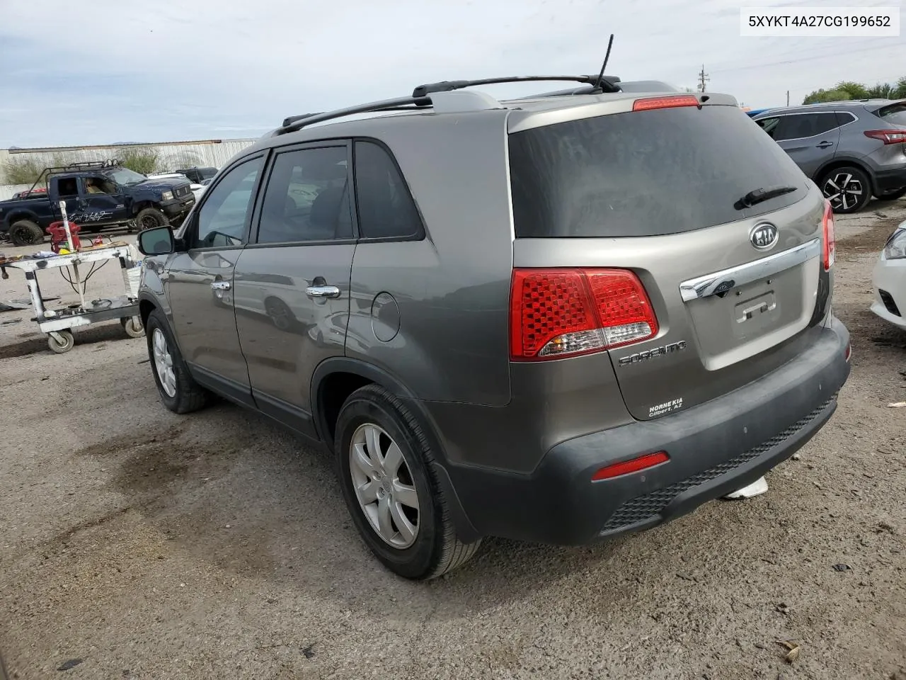 2012 Kia Sorento Base VIN: 5XYKT4A27CG199652 Lot: 79708494