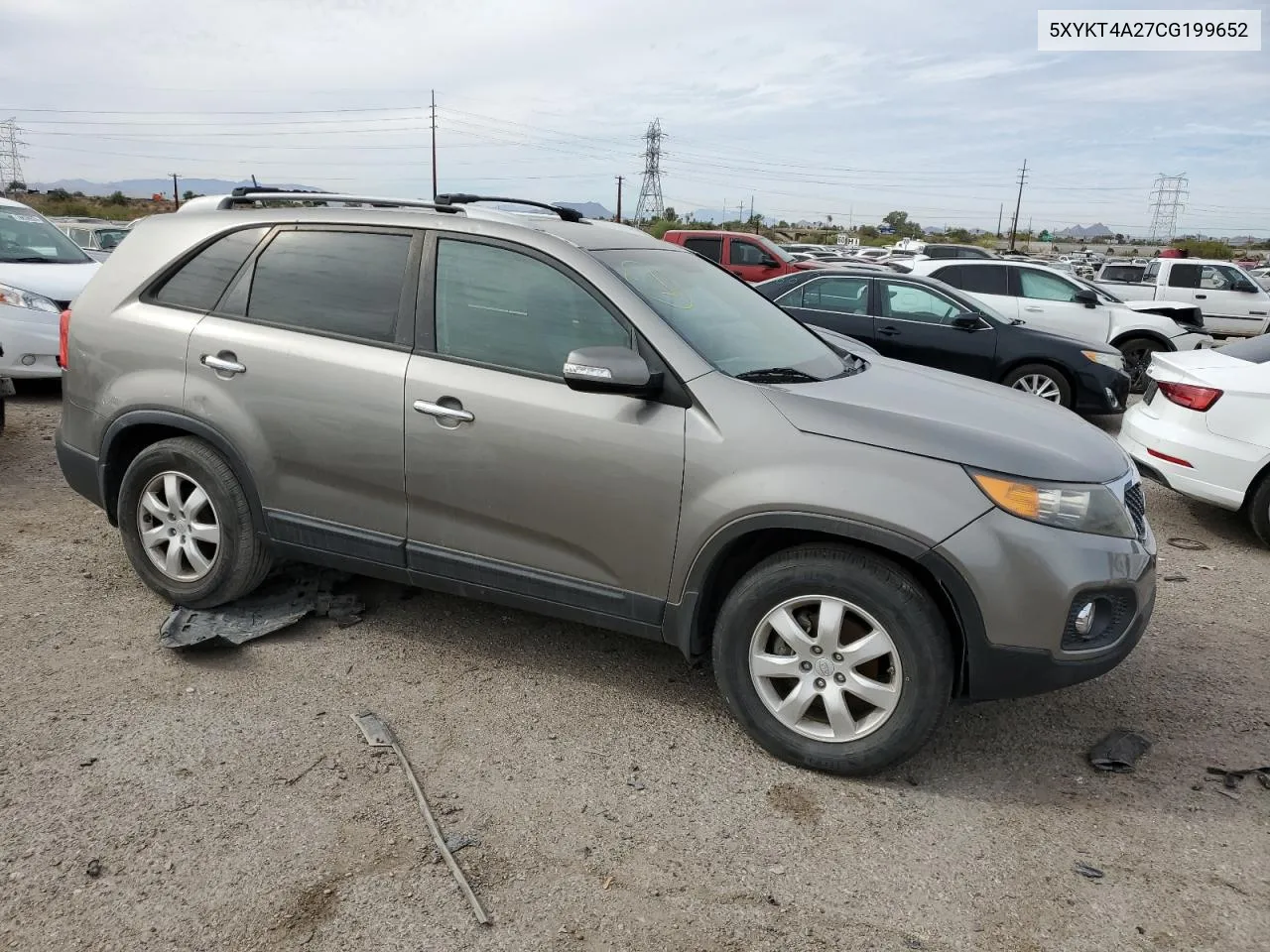 2012 Kia Sorento Base VIN: 5XYKT4A27CG199652 Lot: 79708494