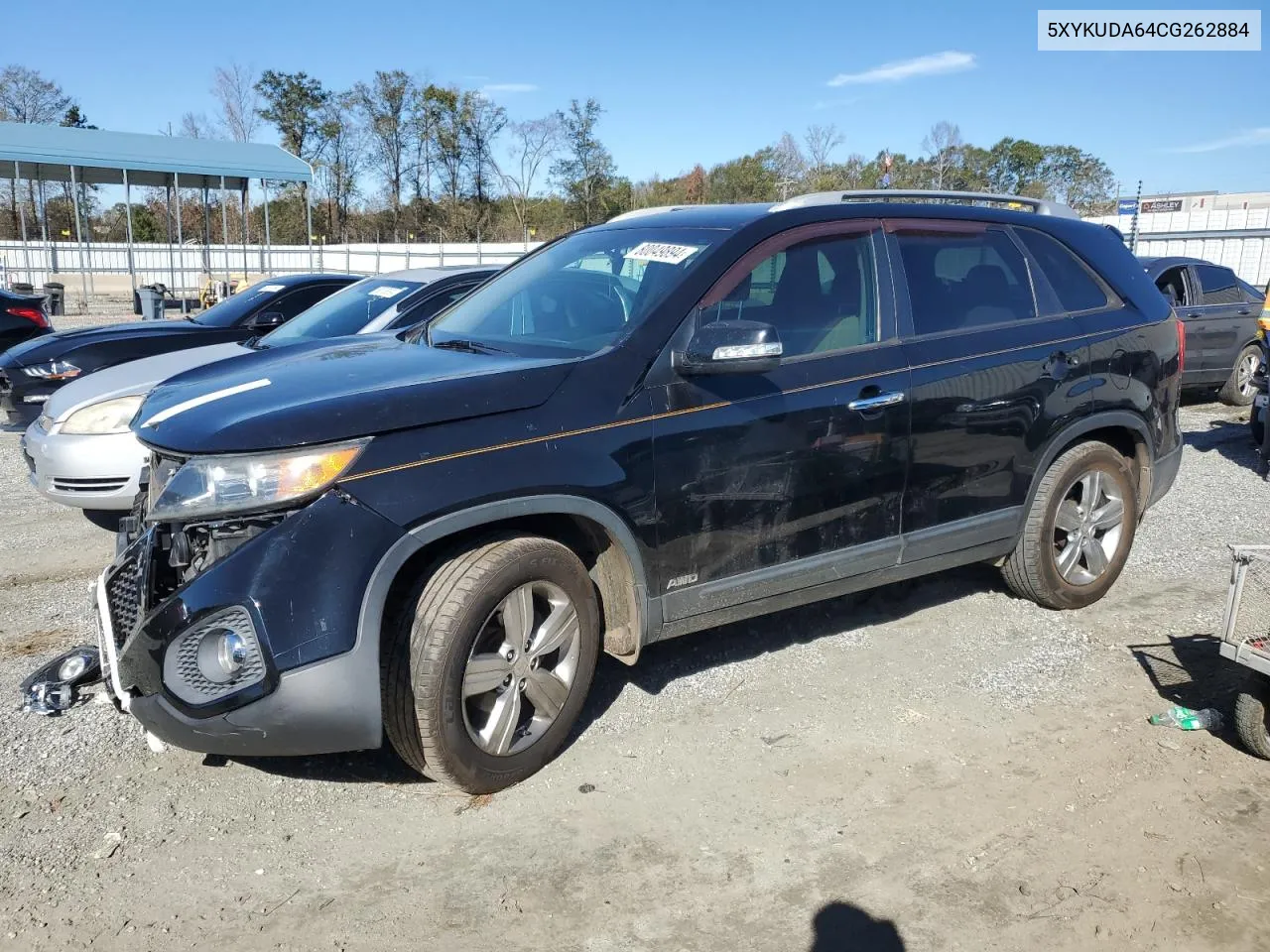 2012 Kia Sorento Ex VIN: 5XYKUDA64CG262884 Lot: 80049894