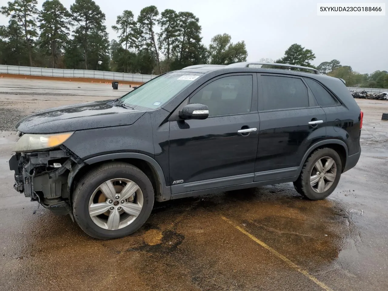 2012 Kia Sorento Ex VIN: 5XYKUDA23CG188466 Lot: 80122124